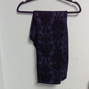 Elegant Black Velvet Scarf